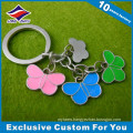 Promotional Custom Metal Butterfly Charms Keychain Gift